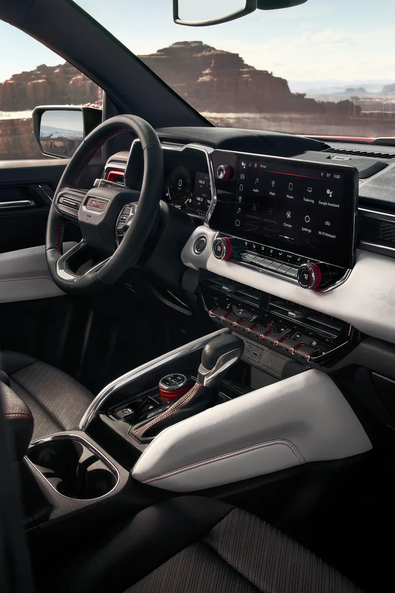 2026 GMC Canyon infotainment system at Lake GMC in Lewistown PA